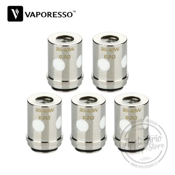 Vaporesso Euc Eco Universal Coil Ohm Resistencia Unidad