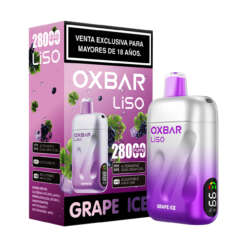 Oxbar Liso 28000 Puffs – Grape Ice