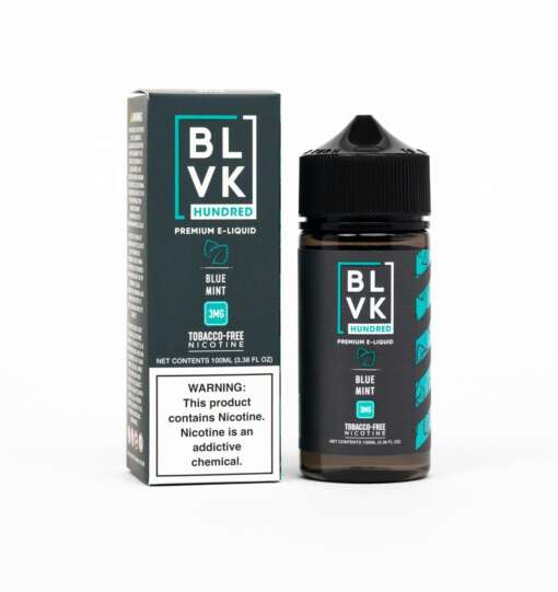 Blvk Blue Raspberry BLVK - BLUE MINT 100ML - Apotecario Vape Store