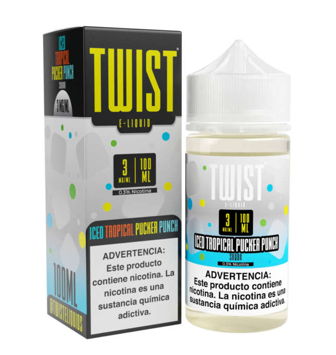 TWIST - ICED TROPICAL PUCKER PUNCH 100ml