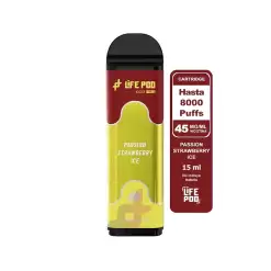 Life Pod Passion Strawberry ICE 8.000 Puff 4.5%