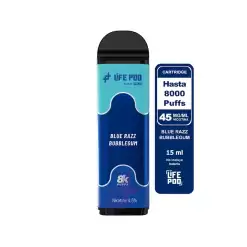 Life Pod Recarga Blue Razz Bubblegum 8.000 Puff 4.5%