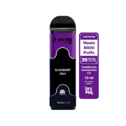 Life Pod Recarga Blackberry Huls 8.000 Puff 4.5%