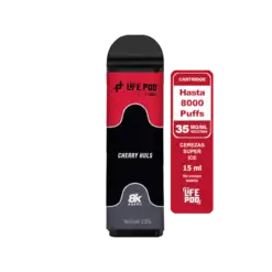 Life Pod Recarga Cherry Huls 8.000 Puff 4.5%
