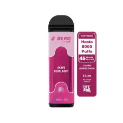 Life Pod Recarga Grape Bubblegum 8.000 Puff 4.5%