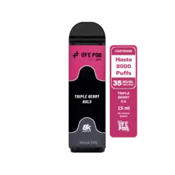 Life Pod Recarga Triple Berry Huls 8.000 Puff 4.5%